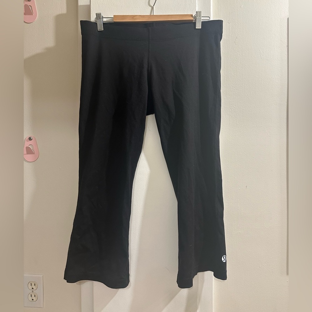 Lululemon Black Yoga Workout Pants Size 12